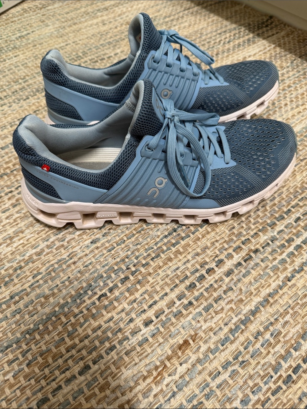 On Running Women's Sneakers in Dusty Blue and Navy